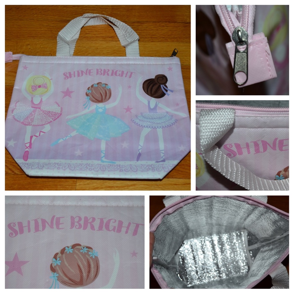 Ballerina insulated lunch box / dance bag - NWOT